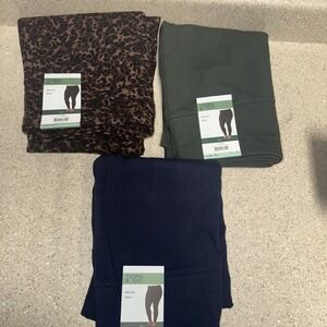 3 pair Terra & Sky Leggings woman's 4XL High Waist, Fitted NWT